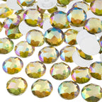John Bead 200 Pieces 16mm, Acrylic Round Flat Back Rhinestones by JohnBead