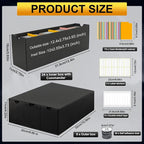 Trading Card Storage Box, Includes 24-600 CT Boxes & Card Dividers, + Trading - Image 2