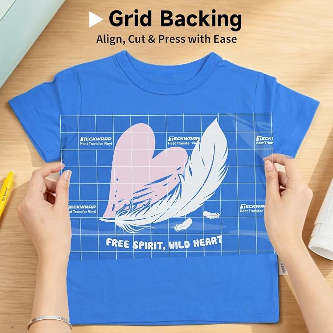 TECKWRAP Heat Transfer Vinyl for T-Shirts, 50+ Washes, REACH Certified & Dryer - Image 3