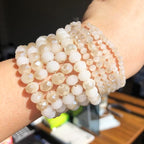 500pcs 6mm Crystal Glass Beads for Jewelry Making Faceted Rondelle Flat Beads - Image 3