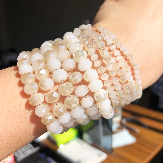 1000pcs 4mm Crystal Glass Beads - Image 3