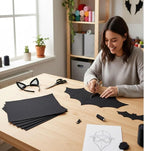 HaoFeiJH Black Felt Fabric Sheets - Image 6