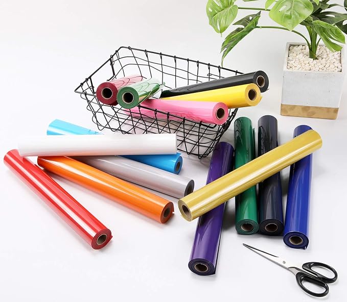 guangyintong Heat Transfer Vinyl Purple HTV Rolls, Glossy Surface HTV Vinyl - Image 7