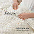 Uttermara Weighted Blankets for Adults Twin Size 15lbs, Soft Warm Sherpa Fleece - Image 2
