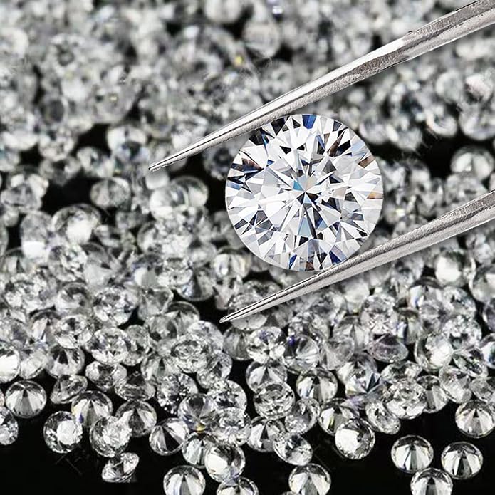 0.9-8mm 10-1000pcs CZ Zircon 5A Round Machine Cut White Cubic Zirconia Loose CZ - Image 3