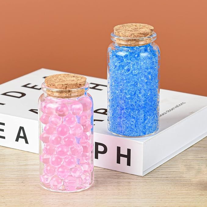 3PC100ML Empty Glass Jars with Cork Stoppers - Image 4