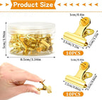 SANNIX 20 Pcs Metal Push Pin Clips 22mm and 31mm - Image 2