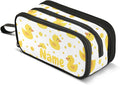 Custom Cute Yellow Ducks Pencil Case Box Boys Girls Personalized Name Large by BOENLE-WELCOMEYOURCOMING