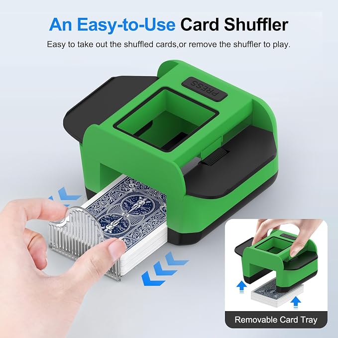 Automatic Card Shuffler|1-2 Deck Electric Card Shuffle MachineFor of Poker - Image 5