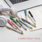 Linbsunne Gel Pens Black Ink Pen 0.5mm fine Point Pens Smooth Writing - Image 4