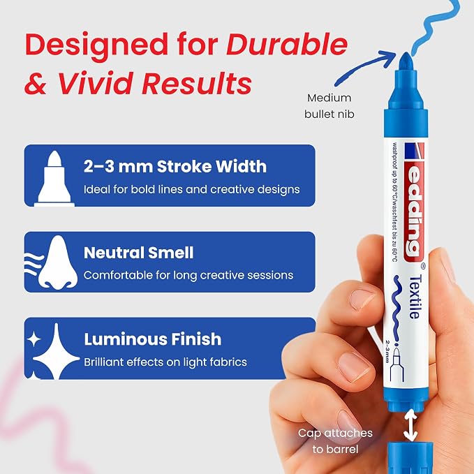 edding 4500 CR Textile Marker - Image 3