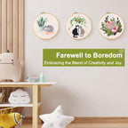 Santune 3 Pack Embroidery Kit for Beginners - Image 2