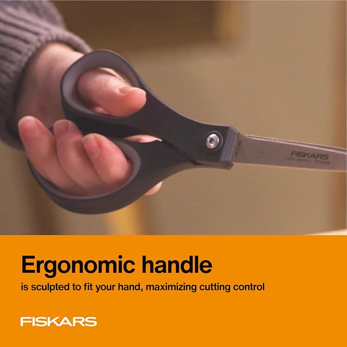 Fiskars 8" Left-Handed Titanium All Purpose Scissors - Image 7