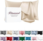 Premium Silk Pillow Cases King by ROSEWARD