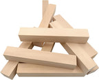 10PCS Basswood Carving Blocks, Whittling Wood Carving Kit, Unfinished Wooden - Image 3