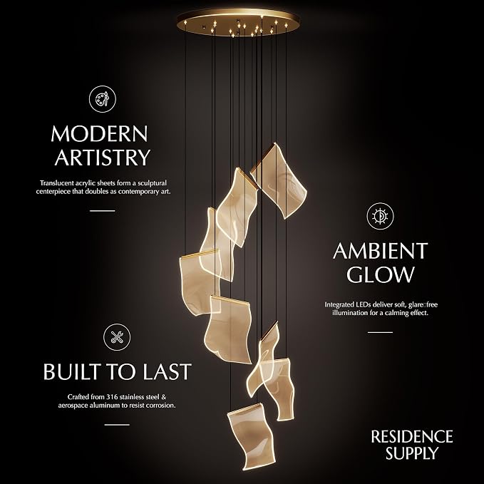 Residence Supply Acrylic Sheets Chandelier - Image 2