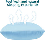 1 Pack Body Size Bamboo Viscose Zippered Pillow Case, 400 Thread Count Cooling - Image 5