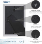Icona Bay 5x7 Picture Frames, 6 Pack, Contemporary, Inspirations | These Icona - Image 6