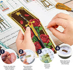 ACRNIGHEET 6PCS Cross Stitch Bookmark Kit - Image 4