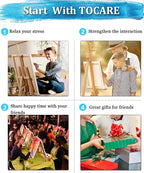 TOCARE Eiffel Tower Paint by Numbers Kit - Image 8