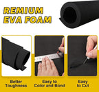 MEARCOOH EVA Foam Cosplay Black 15mm Thick Large 35.5" x 59" Sheet Premium High - Image 4