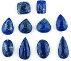 10pcs, Natural Gemstone Cabochon, Wholesale Assorted Flatback Crystals - Image 2