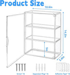 Montex Acrylic Display Case for Collectibles 3 Tier, Figure Display Case - Image 3