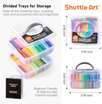 Shuttle Art Polymer Clay Kit, 60 Colors Oven Bake Clay - Image 9