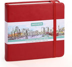 Prudiut Hardcover Pocket Sketchbook, 98lb/160gsm Heavyweight Tiny Sketch Book by Prudiut