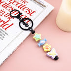 beadable keychains Bulk 8pcs Blank Keychain Making Kit Keychains Accessories - Image 7