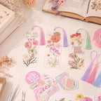 Pressed Flower Bookmark Kit, Includes 80 Dried Flowers, 50 Laminating Pouches - Image 4