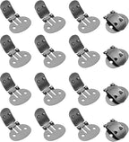 Stainless Steel Flat Blank Shoe Clips, Flat Blank Shoe Clips Bulk Supplies by YELARXI