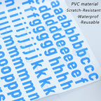 PRSTINCOL 3456 Pcs 36 Sheets Colorful Alphabet Stickers Pad, 9 Colors Self - Image 8