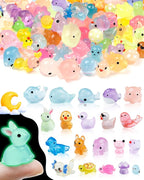 FIVEIZERO 100PCS Luminous mini Resin Animals Bulk by FIVEIZERO