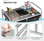 Giantex 10 Drawers Rolling Cart, Classroom Organizers, Storage Cart - Image 7