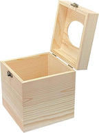2 Pack Unfinished Wooden Tissue Box Cover - Image 3