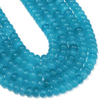 Songxi 5x8mm Natural Lake Blue Chalcedony Stone Rondelle Beads, Gemstone - Image 8