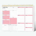 Weekly Planner Notepad Undated Weekly Goals Schedule Planner To Do List by RegoldenBook