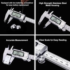 Kynup Digital Caliper, Caliper Measuring Tool, Micrometer Dial Vernier Caliper - Image 2