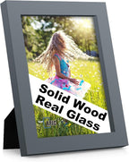 RPJC 6x8 inch Picture Frame Made of Solid Wood and High Definition Glass by RPJC