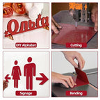 3 Pcs Red 12 x 12 x 1/8 Inch Acrylic Sheets | Laser Cutting Plastic Plexiglass - Image 3