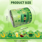 69 Feet St Patricks Day Bulletin Board Borders Lucky Shamrock Clover Rainbow - Image 2