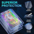 2000 Card Sleeves, Baseball Card Sleeves, Hard Plastic Card Holder - Image 3