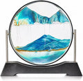 3D Moving Sand Art Glass Ornament, Stress Relief Desk Decor Gift by Unknown