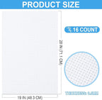 MYFAMIREA Cross Stitch Aida Fabric 16 Count, 28 by 19 Inch Large Size, Classic - Image 2