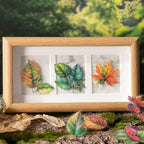 90PCS Leaf PET Stickers — Botanical Designs from Tropical Green to Autumn Maple - Image 6