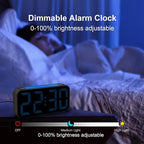 Topski Loud Alarm Clocks for Bedrooms Heavy Sleepers, Plug-in Digital Bedside - Image 5