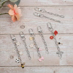 Bruislard 25 Pcs Keychain Making Kit Key Ring Lobster Claw Clasps Swivel Snap - Image 4