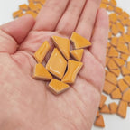 200g Ceramic Mosaic Tiles for Crafts, Irregular Stained Ceramic 0.2"x0.8" - Image 3