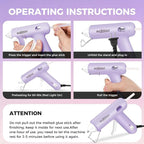 30W Dripless Hot Glue Gun Kit, Fast Heat Nozzle - Image 5